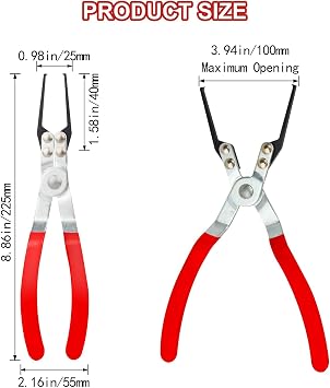 Aleric Relay Puller Pliers and Fuse Puller Plier, Automotive Relay Fuses Puller Tools Fuse Removal Tool, Pliers for Removing Relays on Vehicles, Car Electrical Remover Tool
