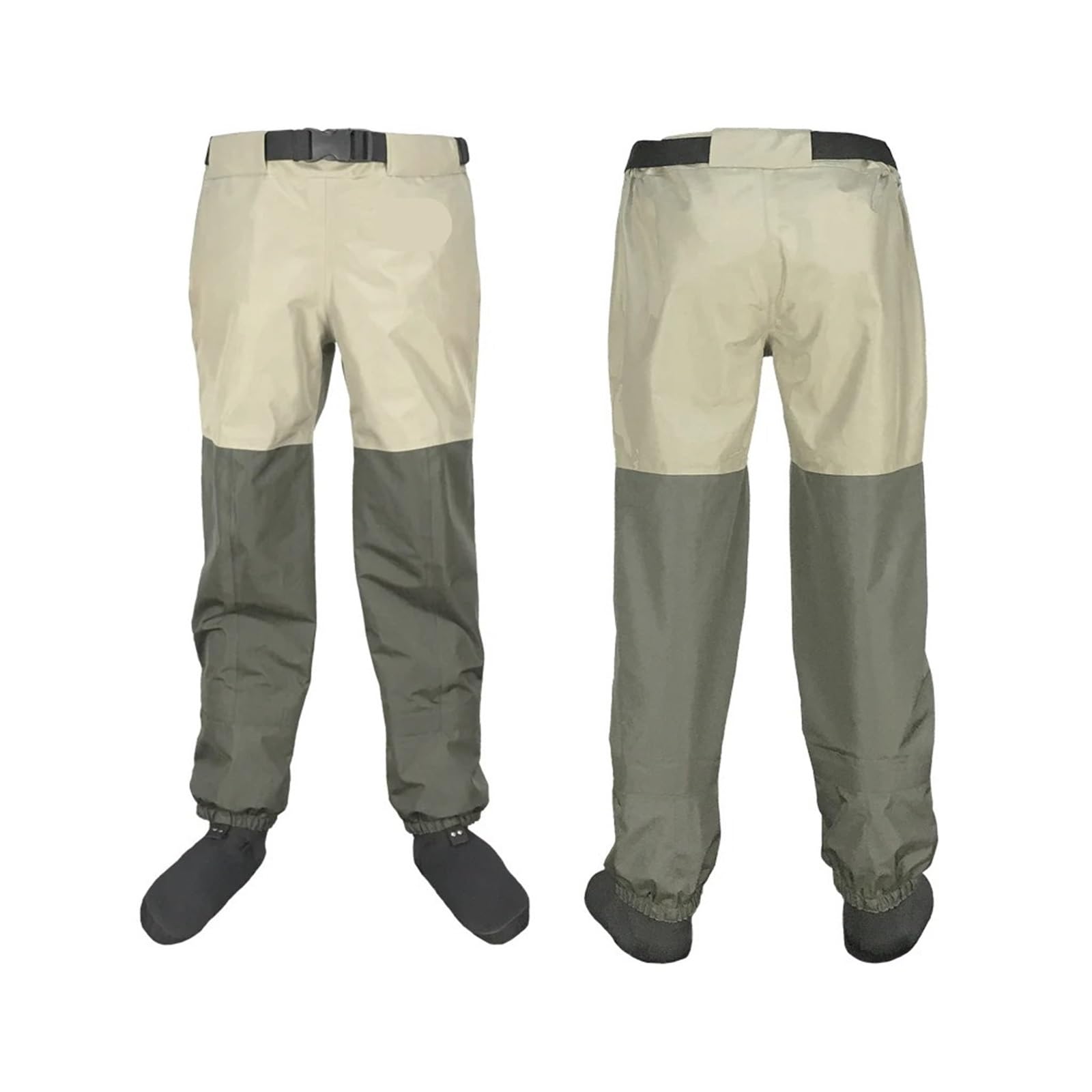 Wathose Herren Wathose for Fliegenfischen, Wathose, 3-lagig, Overall, wasserdichte Kleidung, weiche Wathose, atmungsaktiver Stiefel
