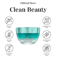 Vista 3 de 417 Dead Sea Cosmetics Mineral Aqua Face Moisturizer - Potente crema hidratante hidratante nutritiva - con aceite de semilla de jojoba, manteca
