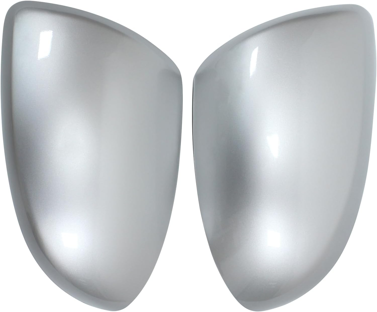 ApplianPar 2Pcs Silver Driver and Passenger Side Mirror Cover Cap for 3 2009 2010 2011 2012 2013