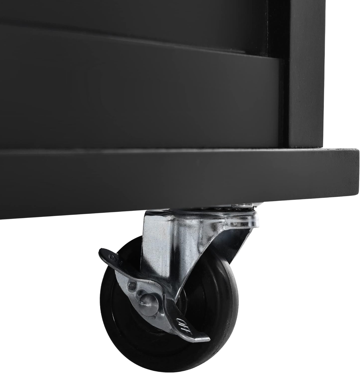 Rolling Kitchen Island Cart with Rubber Wood Drop-Leaf Countertop, Concealed Sliding Barn Door Adjustable Height, Kitchen Island on 4 Wheels with Storage Cabinet and 2 Drawers, Black