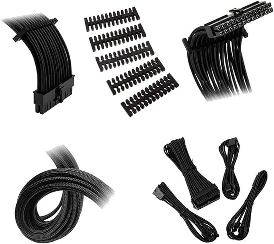 BitFenix Alchemy 2.0 Extension Cable KIT Black Sleeve/Black Connector (BFX-ALC-EXTKK-RP)