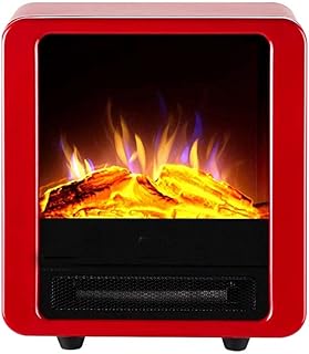 Gas fireplace Electric Stove Fireplaces Log Burner Electric Fire Stove Freestanding Electric Fireplace Fire Wood Log Burning Effect Flame Heater Stove900/1800W Suitable For Living Room Bedroom Study