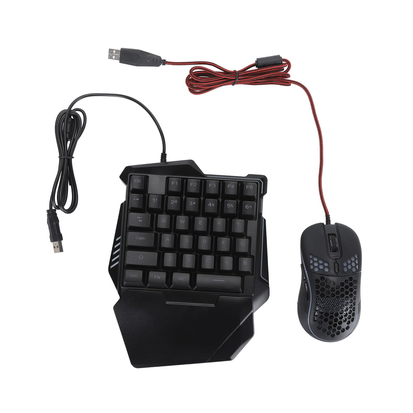 Luocute Keyboard i Myszy Adapter, Klawiatura i Konwerter Myszy z wtyczką Adaptera USB i Odtwarzaj grę Wideo kompatybilną z Wieloma Platformami