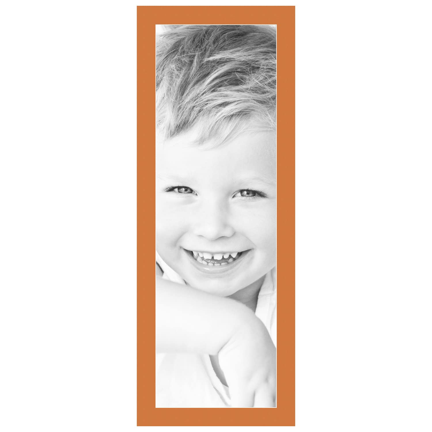 11x35 Tangerine / Octoberfest Custom Mat for Picture Frame with 7x31 opening size (Mat Only, Frame NOT Included)