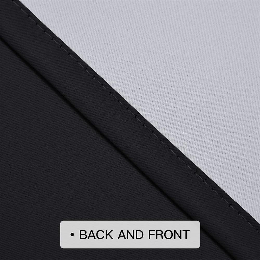 SK Studio Door Curtain for Doorway Privacy, Blackout Room Divider Curtain Cover Energy Efficient Grommet Closet Curtain for Hallway Bedroom Closet Blue 1, 59x59 Inches