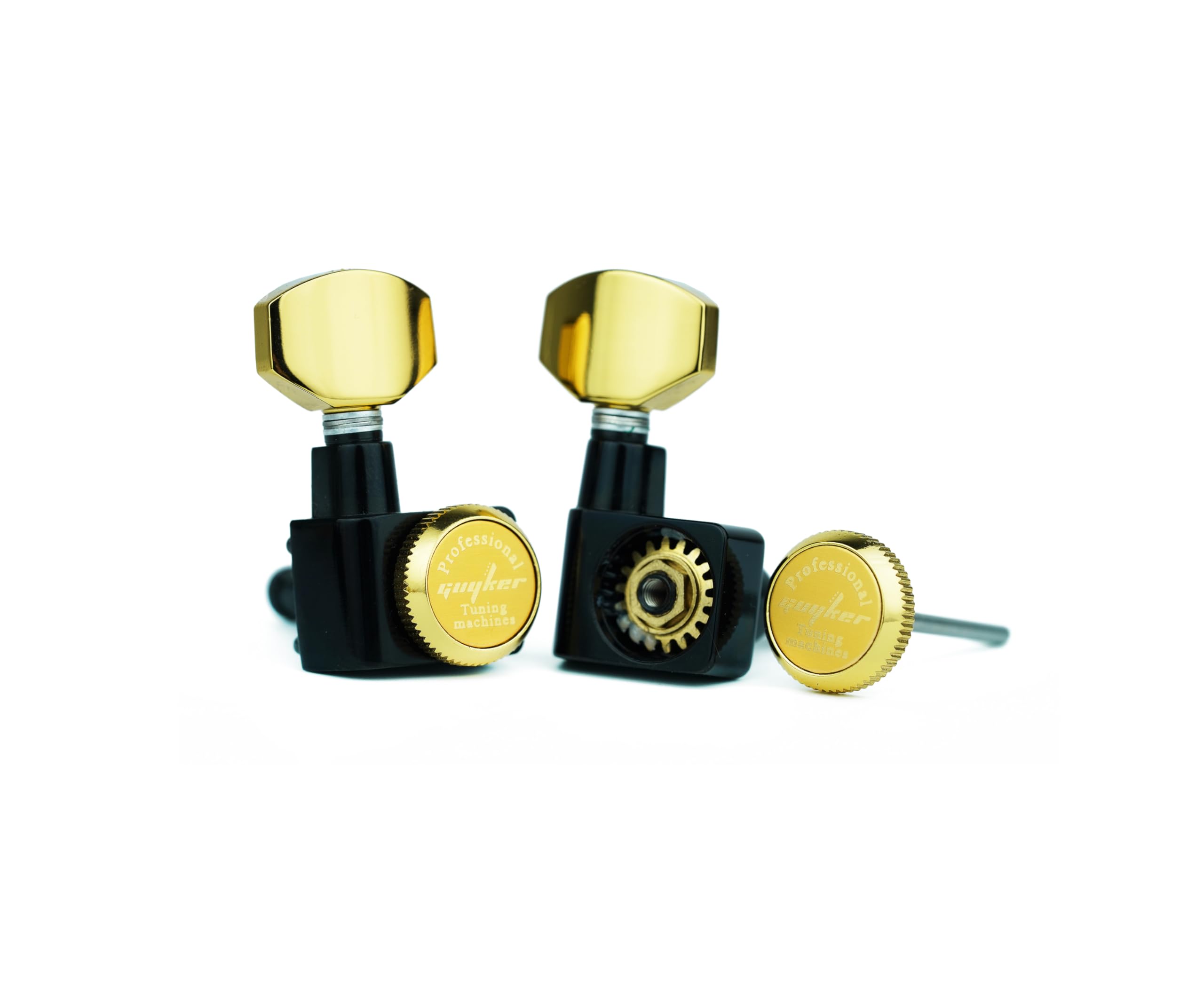Amazon.com: Guyker 6 In-line Guitar Locking Tuners – 1:18 Lock