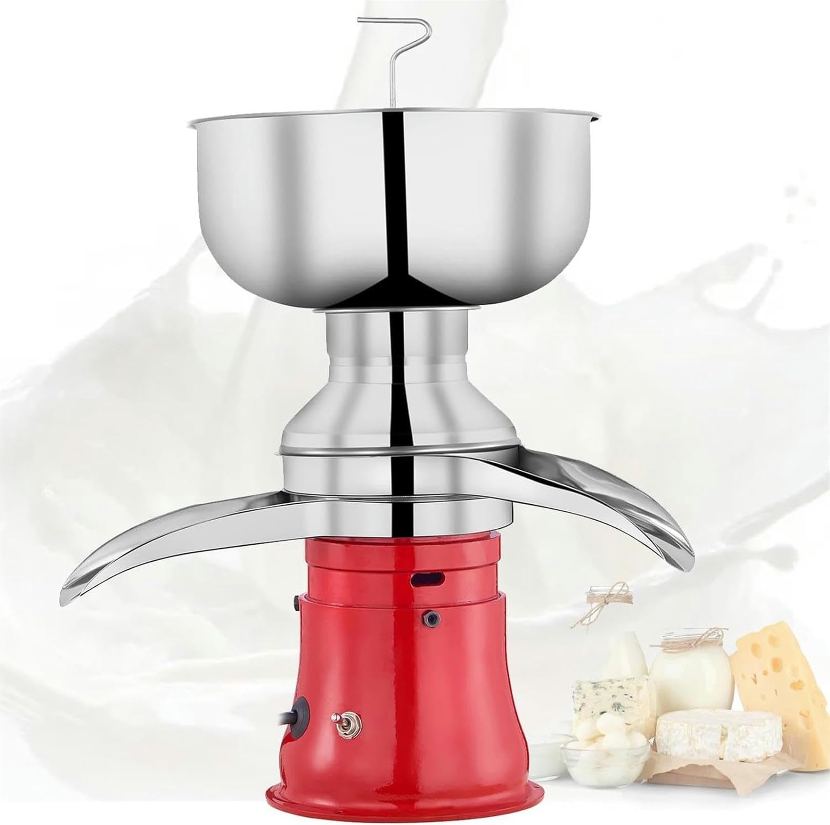 Séparateur de crème au lait frais en acier inoxydable durable pour élevage