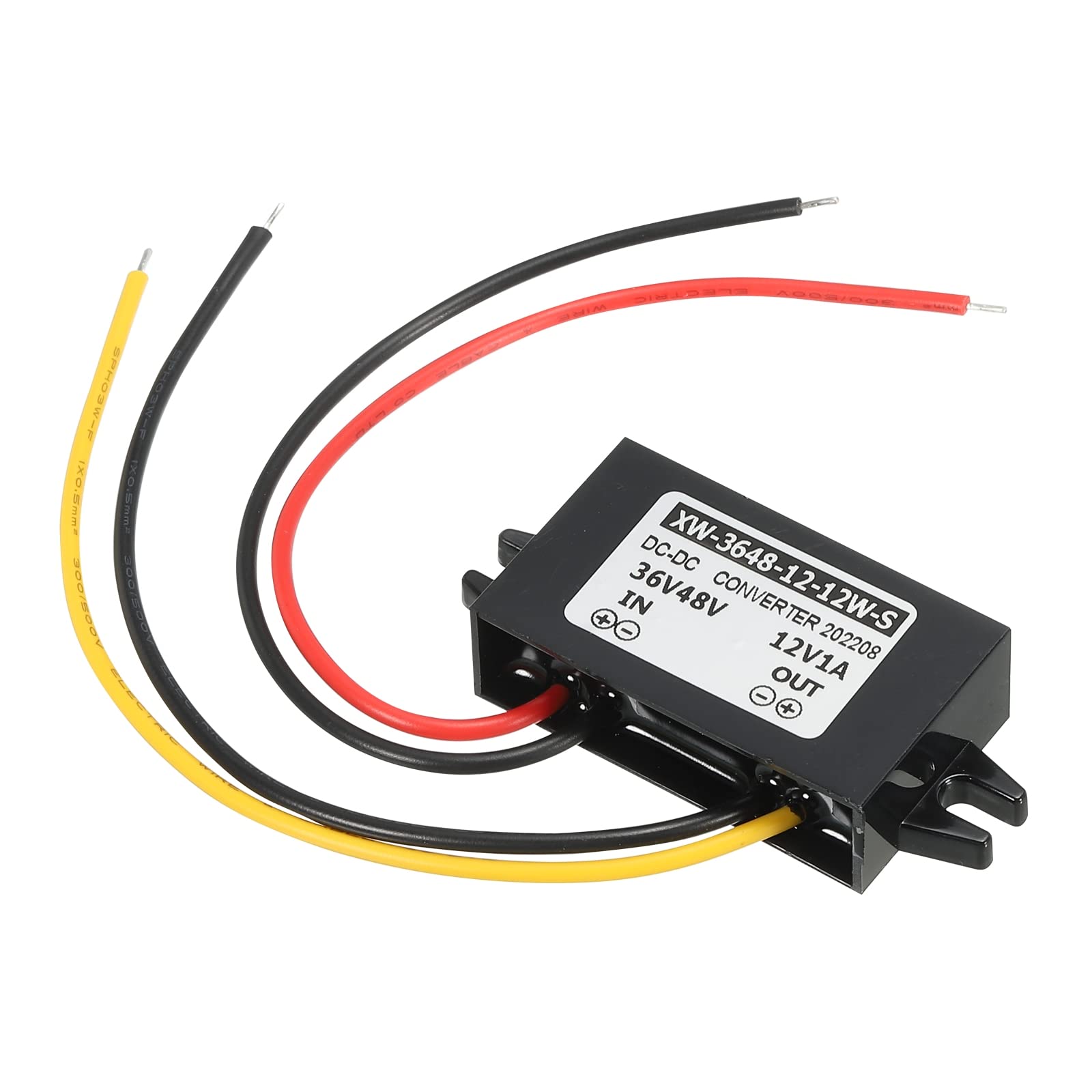 sourcing map DC 36V 48V to DC 12V 1A 12W Power Converter Regulator for LED Solar System