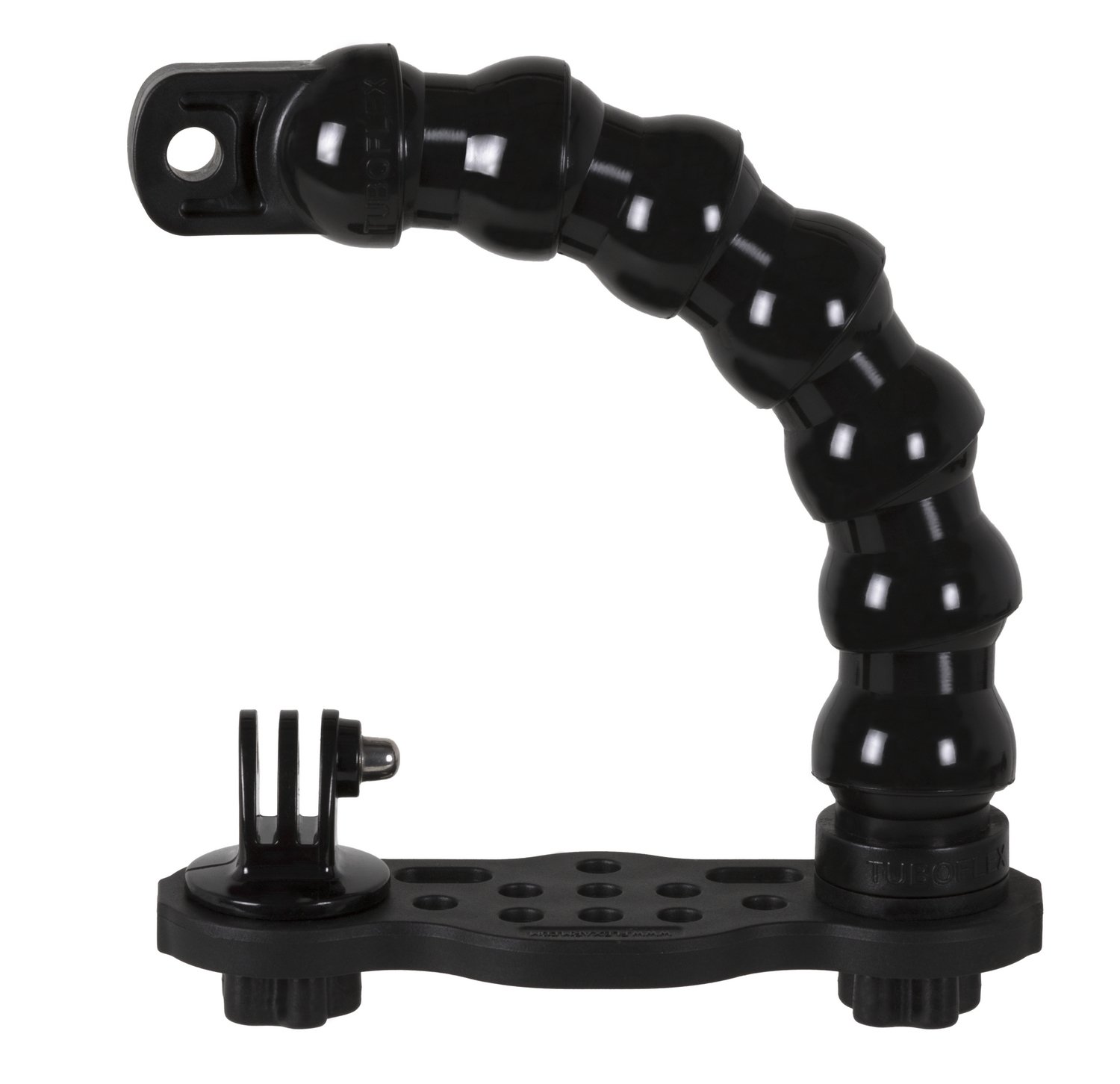 Soporte sumergible Go-Tray con adaptador para cámara de acción GoPro®, brazo flexible con terminal YS, artículo Flex-Arm Go-Tr.02