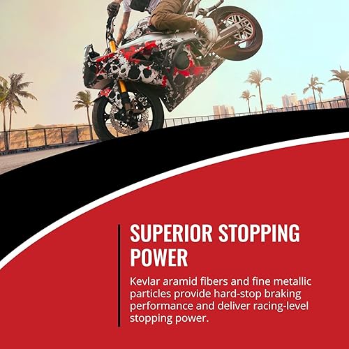 Miniatura 5 de Sixity Pastillas de freno orgánicas delanteras Q6 compatibles con Piaggio LT 150 1998-2005 Complete Set