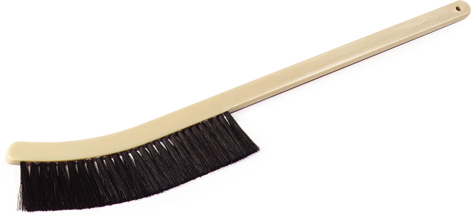 Carlisle 4541103 - Spazzola stretta per radiatore, blocco di plastica, setole in crine di cavallo/polipropilene, lunghezza 61 cm, lunghezza spazzola 22,9 cm, bordo setole 5,1 cm, nero (confezione da