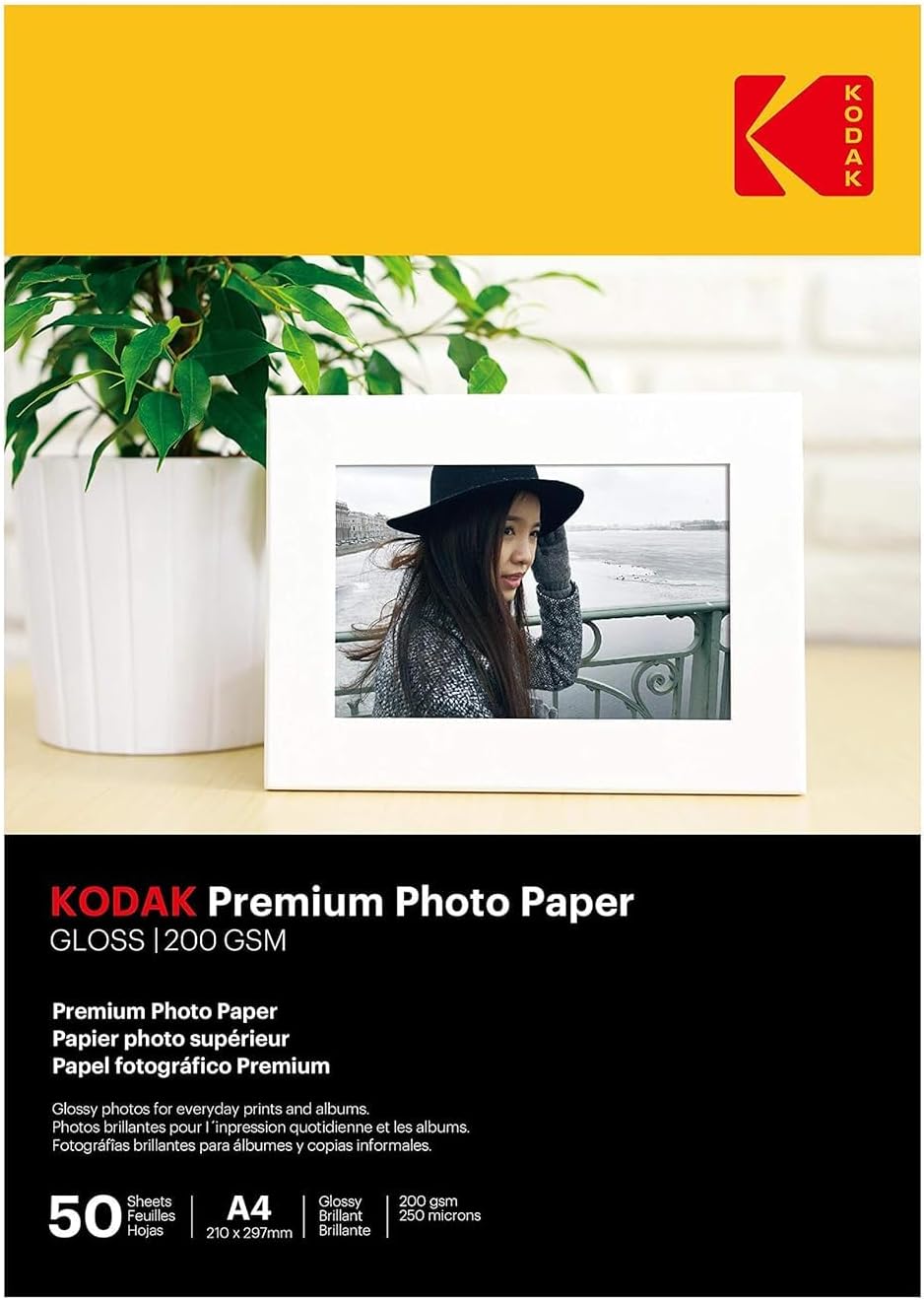 KODAK Premium A4 Photo Paper 50 sheets 200 gsm, CAT5740524 Buy Online