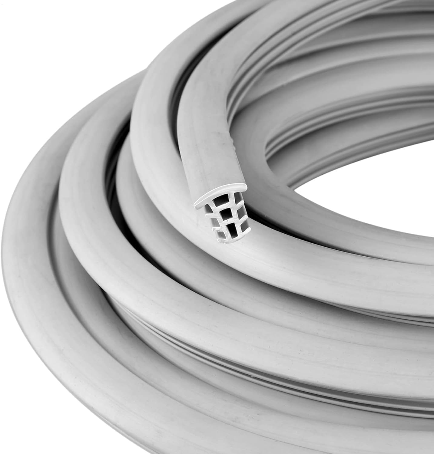 Flexible EPDM Rubber Strip (100 ft Long and 3/4 inch Wide) for Concrete Crack Repair and Replacement - Weather Aging Resistant Expansion Joint Filler for Driveways Sidewalks
