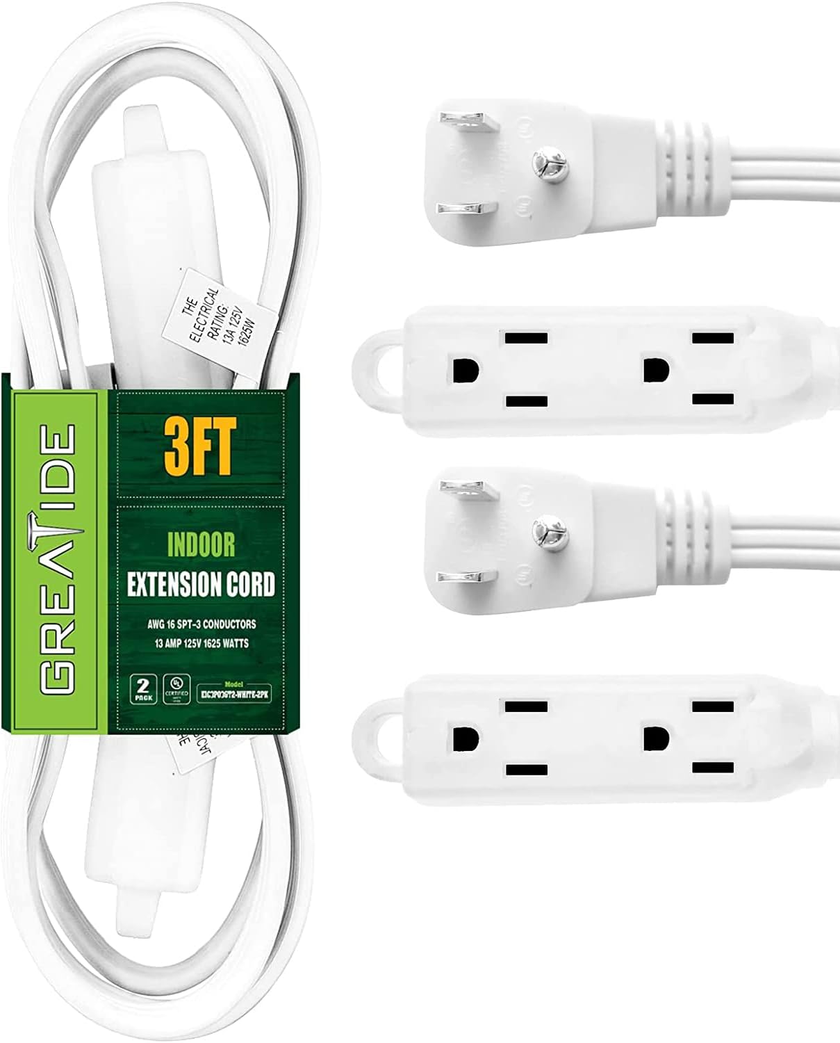 RIDGID 3Outlet Power Ball Extension Cord Plus USB