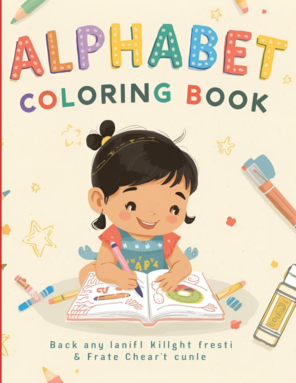 Alphabet Coloring Book for Kids: Fun & Easy A–Z Learning Coloring Book for Toddlers and Preschool Kids
