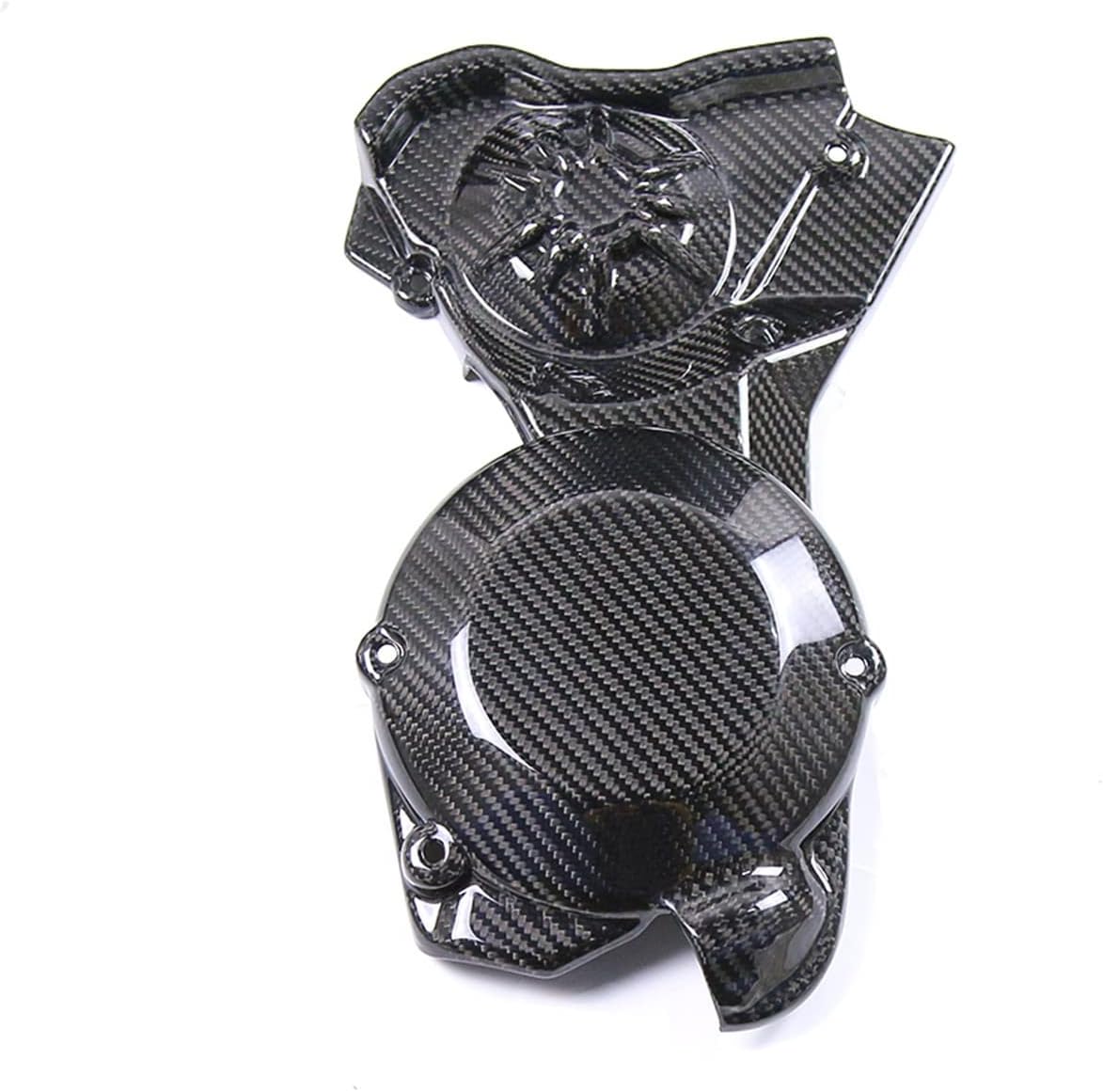 STRNG 3K Czysta Pełna Sucha Osłona Silnika Motocykla Z Włókna Węglowego Zestaw Owiewek Kompatybilny Z Aprilia Kompatybilny Z RVS4 2021 2022 2023 (Color : Forged weave Glossy)