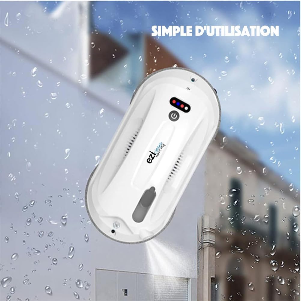 EZICLEAN Windobot S3 Max cleaning a window, demonstrating its simple operation.