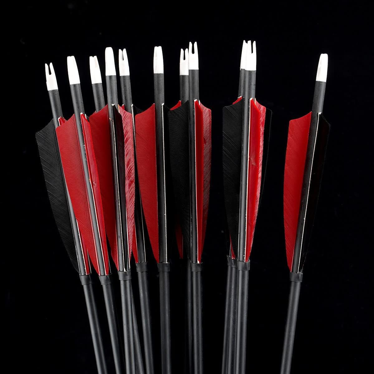 PMZ Archery 31" Mix Carbon Arrow 6pcs&12pcs for Hunting Recurve Bow
