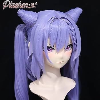 キグルミ　着ぐるみ　等身大ヘッド　マスク　アイとウィッグ付き Amazon.co.jp: Full Head 3/4 Head Kigurumi Mask 蛍 ほたる