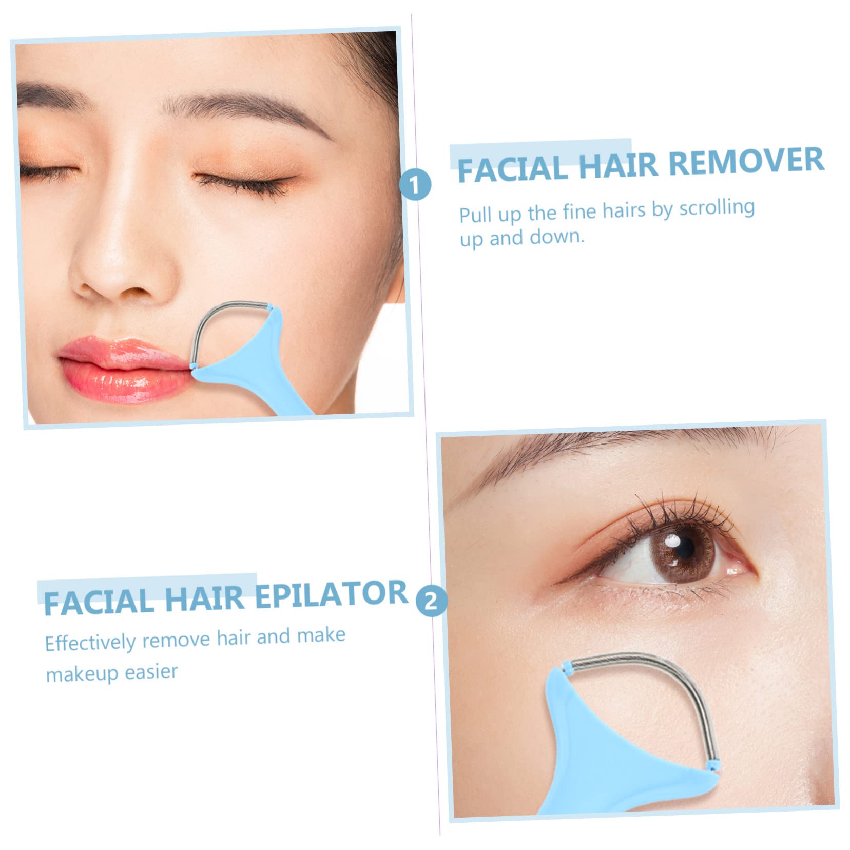 Lot De 3 Outils Dépilation Du Visage Épilation À Ressort Épilation Aléatoire