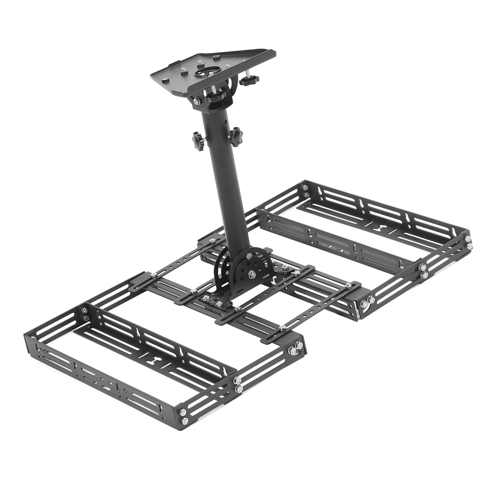 Kit di montaggio per colmo del tetto Angolo regolabile Installazione senza trapano Costruzione PC in acciaio legato di alta qualità per il di montaggio di pannelli solari di
