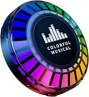 Puupaa BT-luidspreker met RGB-ritmeverlichting, draagbare draadloze mini-geluidsbox, mini-luidspreker, draadloze luidsprek...