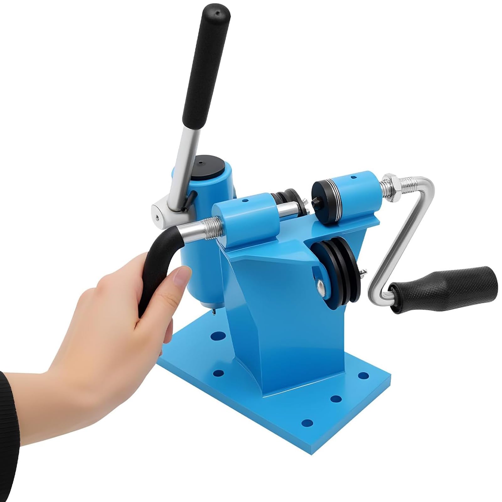 ZephPerton Chainsaw Chain Breaker, Rivet Spinner Tool with Rivet Punch and Anvil Set, Multiple Safety Protection, Machine Body Features An Ergonomic Design for Chainsaw/Electric Saw Chains Repair