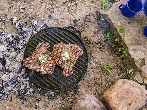 Lodge Pre-Seasoned Cast Iron Cook-It-All Set, 14 Inches - image 8