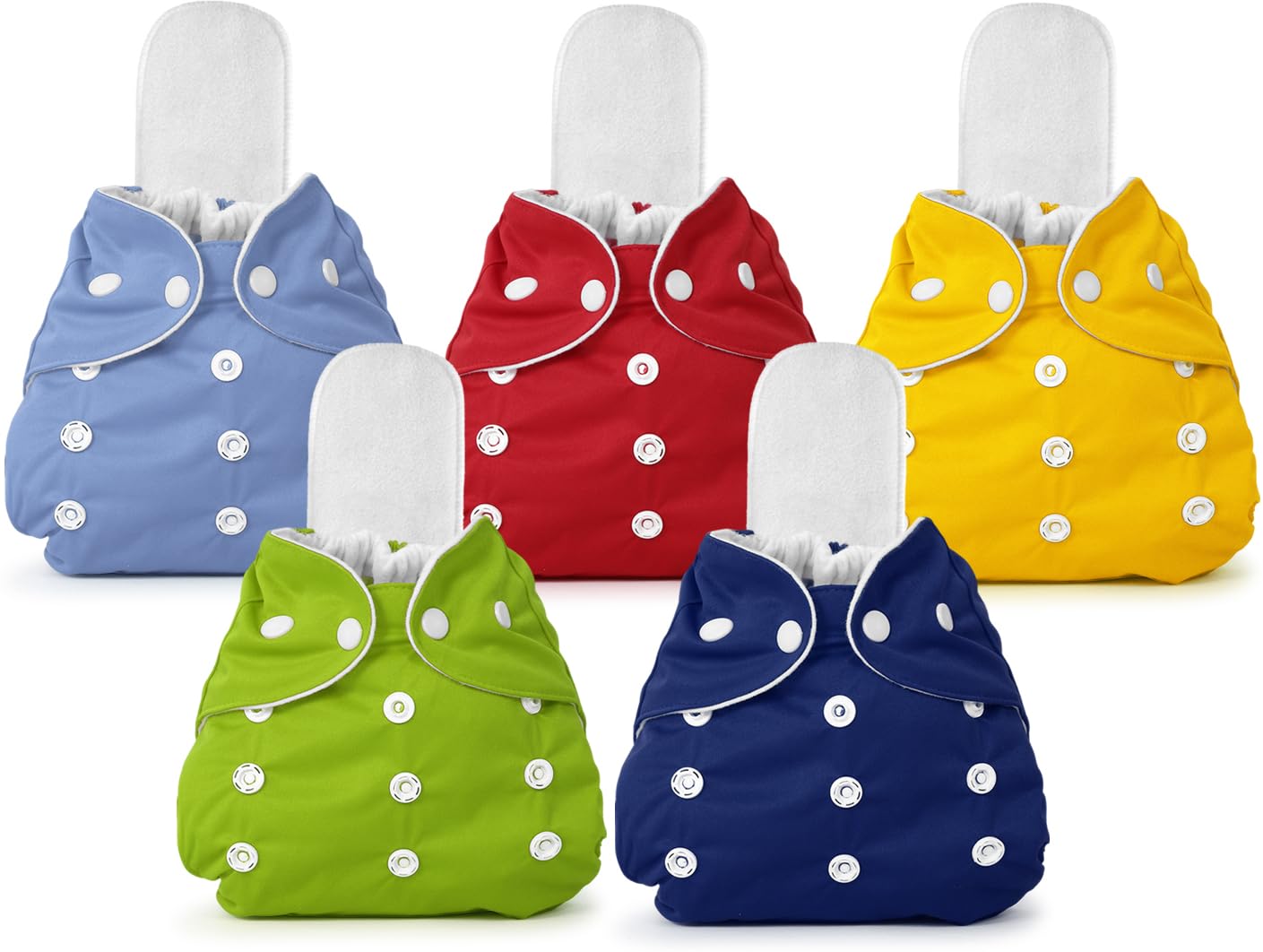 cloth diapers for babies | baby cloth diapers | washable, reusable diaper for new born baby, 0 to 3 years | Pack of 5 cloth diaper with pack of 5 Inserts Pads-picture-15
