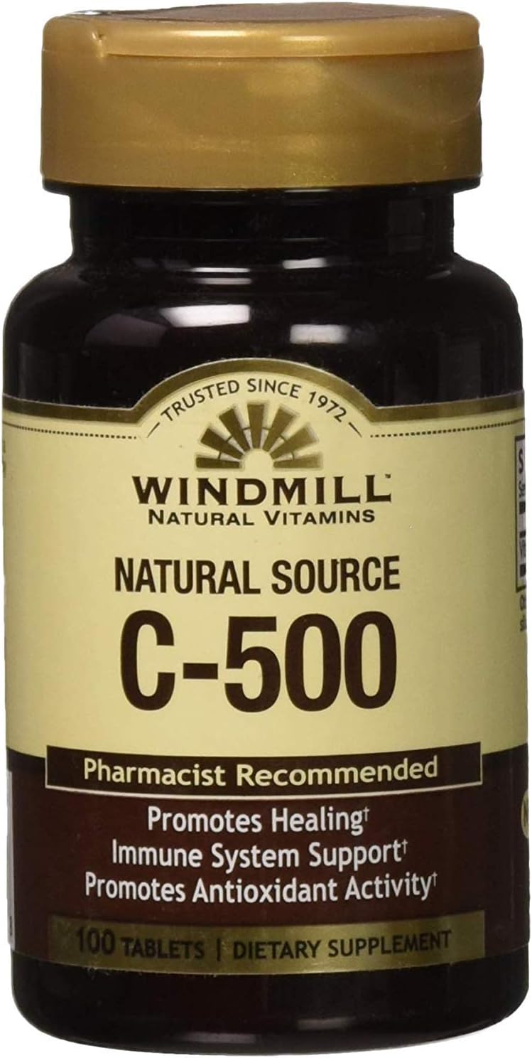 Windmill C-500 Vitamina C 100 Tabletas
