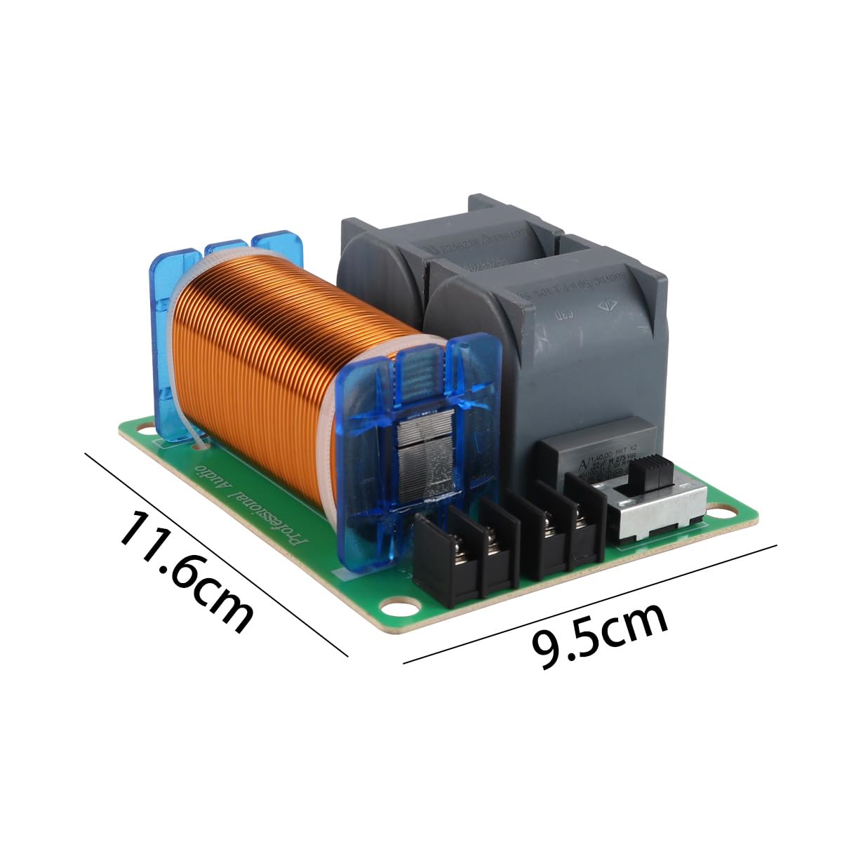 Subwoofer 1500 W 4-8 Ohms Crossover dédié Filtre Passe-Haut 290 Hz