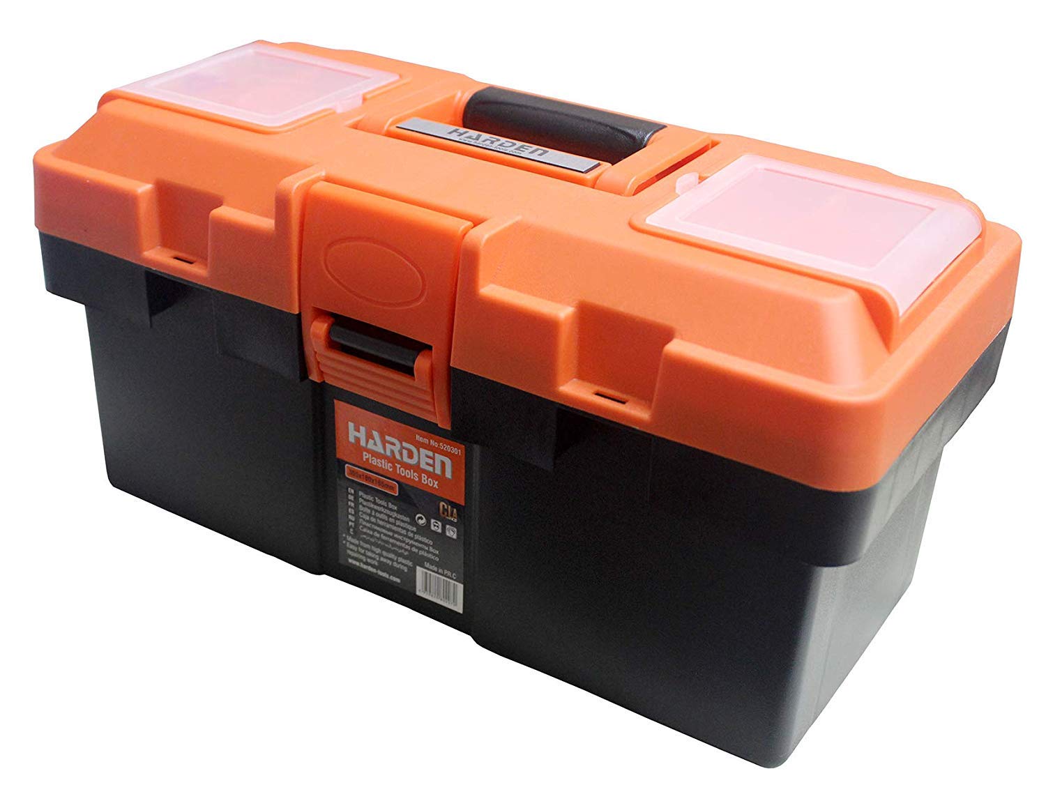 Harden Professional Reinforced Plastic Moulding Tool Box with Transparent Accessories Storage Box and Isolation Tray (35.5 X 18 X 18.5 cm) - 520301 (B07Y9YB9L7) Amazon Price History, Amazon Price Tracker