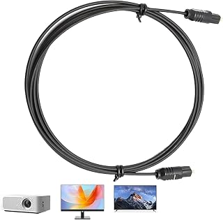 Fiber Optic Audio Cable - 1.5M OD2.2 Digital Fiber Optic Metal Speaker | Digital Audio Fiber Optic Cable for Television, Sound Bar, Metal Speaker