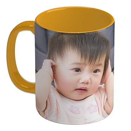 GIFT BOX Ceramic Mug 325ml Light Orange