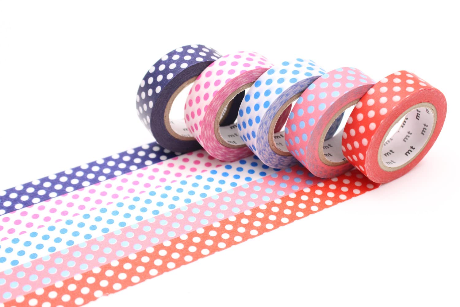 Masking Tape (MT)1.5 cm Assorted 5 Pieces Pop 2