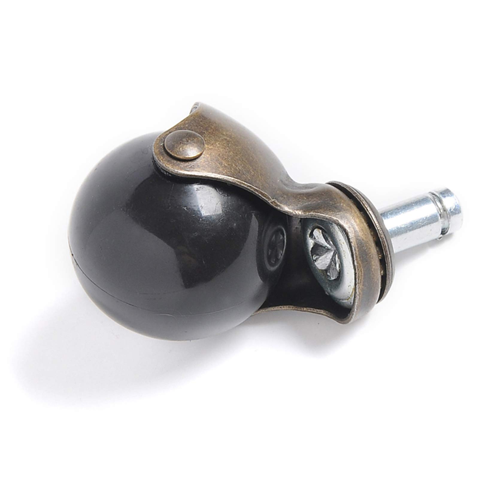 Kółka Kółka obrotowe kulkowe z gwintowanym trzpieniem 11x20 mm 2 cale 50 Opakowanie 4 szt(Brake)