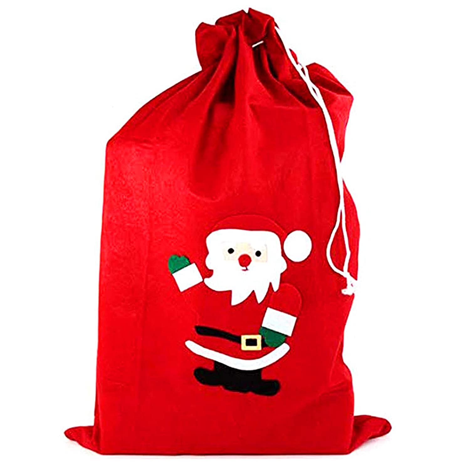 Partunay 1 Pcs 8x12 Inch Santa Big Red Candy Bag Drawstrings Present Xmas Gift Christmas Bags For Kids Return Gift Christmas Decoration Items (B0BNSW7JDQ) Amazon Price History, Amazon Price Tracker