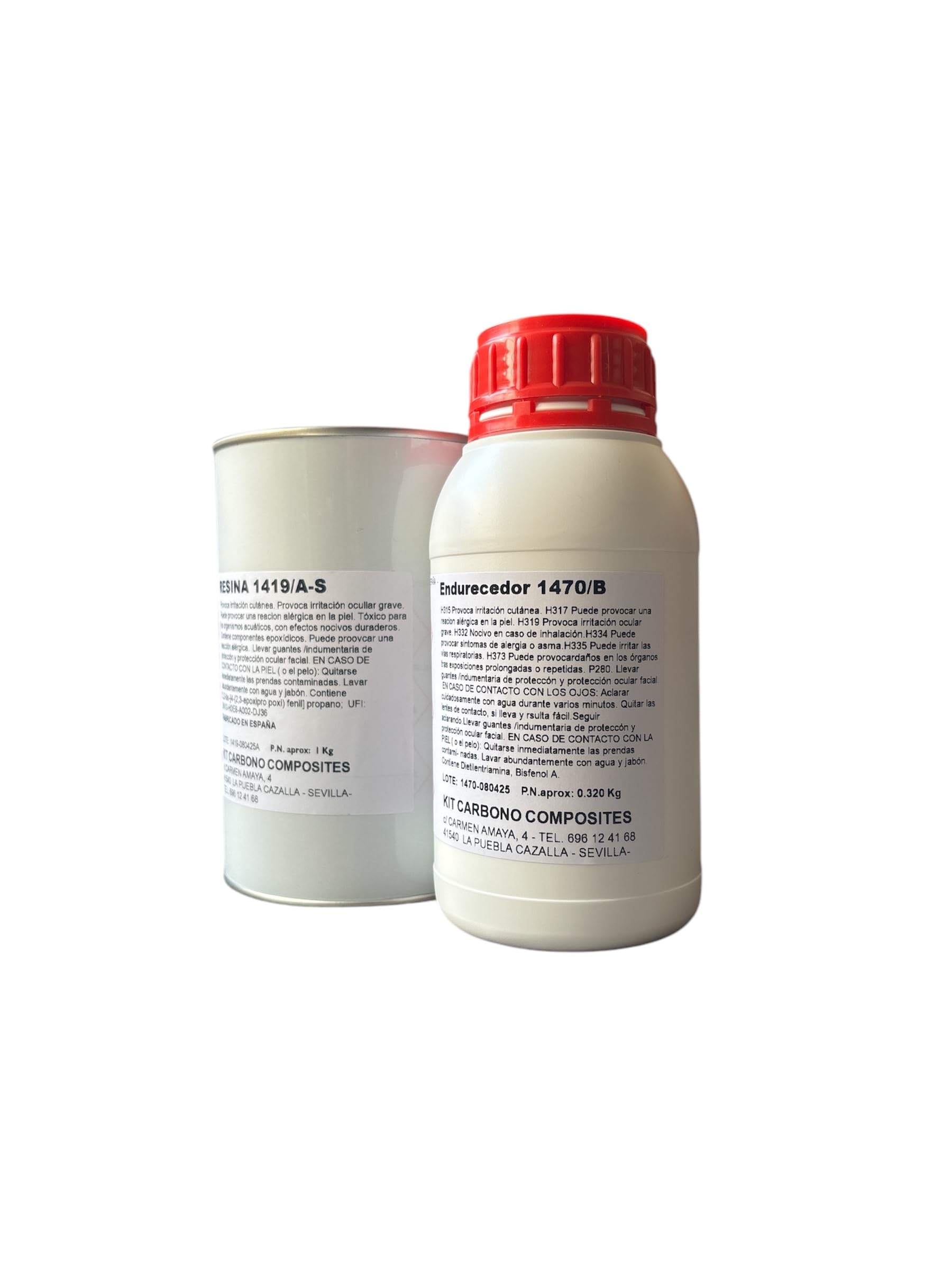 Résine époxy professionnelle pour hautes températures 1419/A-S format 1,3 kg
