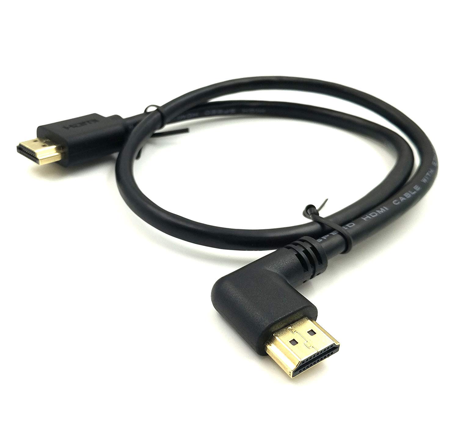 最終値下げ!HDMI2.0ケーブル ゴールド金メッキ端子 ハイスピード Amazon | Rosebe L字型HDMI2.0ケーブル，ゴールド金メッキ端子