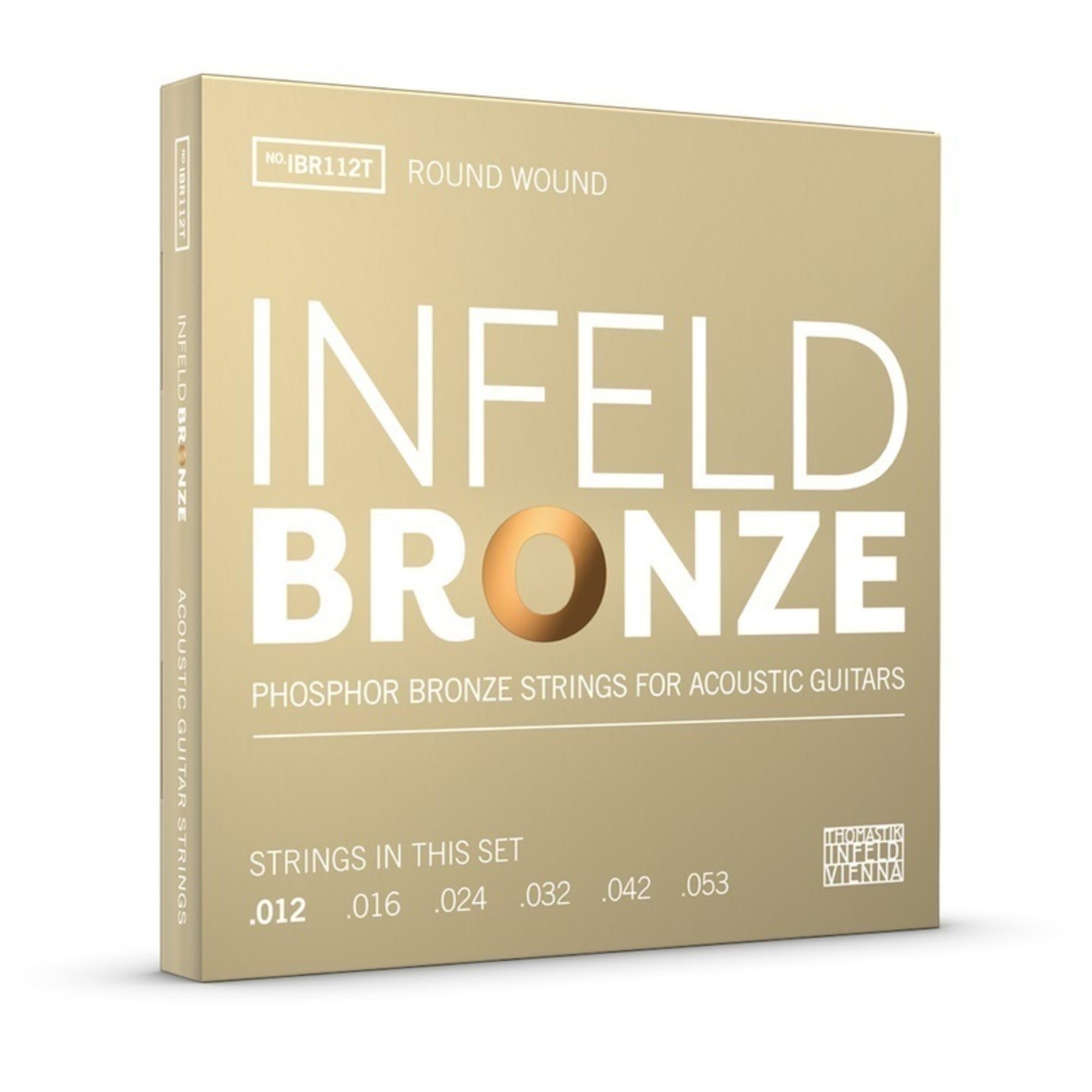 Thomastik-Infeld Acoustic Guitar Strings - Infeld Bronze - Single String E - Phosphor Bronze - .053w - IBR53