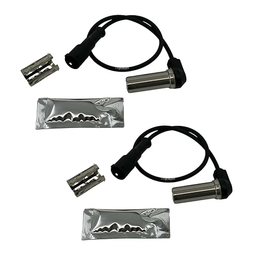 Vista 55 de TORQUE Paquete de 2 cables de extensión de 90 grados con sensor ABS de 10 pies para camiones y semirremolques (reemplaza a Wabco S449 713 030 0)