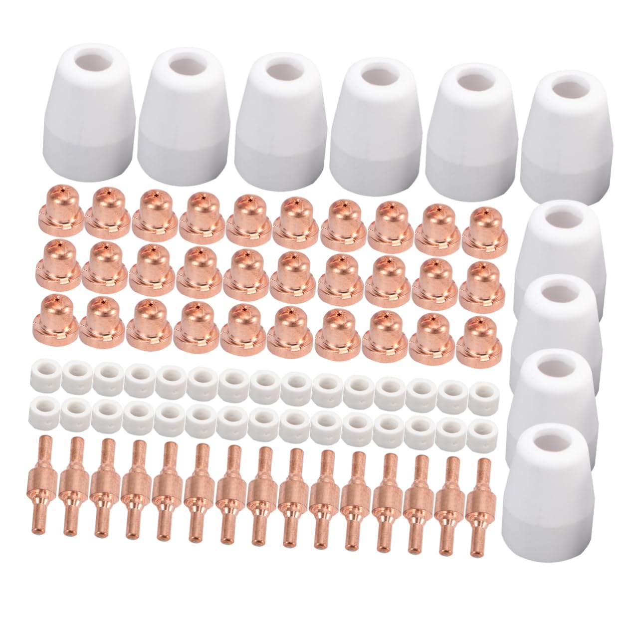 Découpeur plasma consommables anti-usure pour éviter les pannes de découpe thermique 85pcs