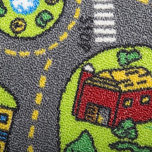 image for Angels Kids Carpet Playmat Rug City Life Great for Playing with Cars a