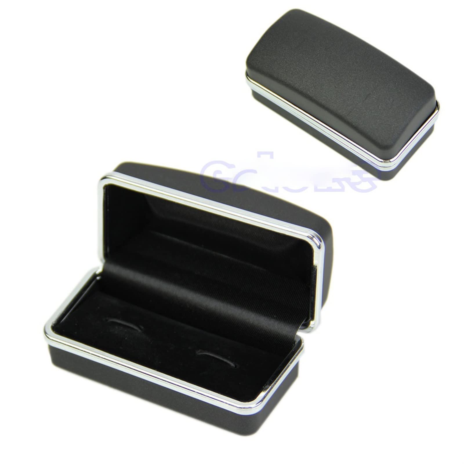 DNCG Caja organizadora de joyas, botón, almacenamiento de joyas, caja de teléfono, gemelos, exhibición de eslabones, soporte de caja negra