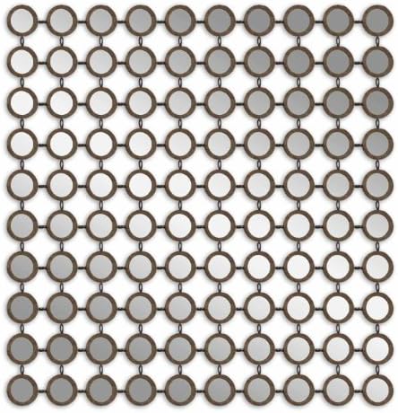 Uttermost 12793 Dinuba Mirror, Antique Silver/Champagne