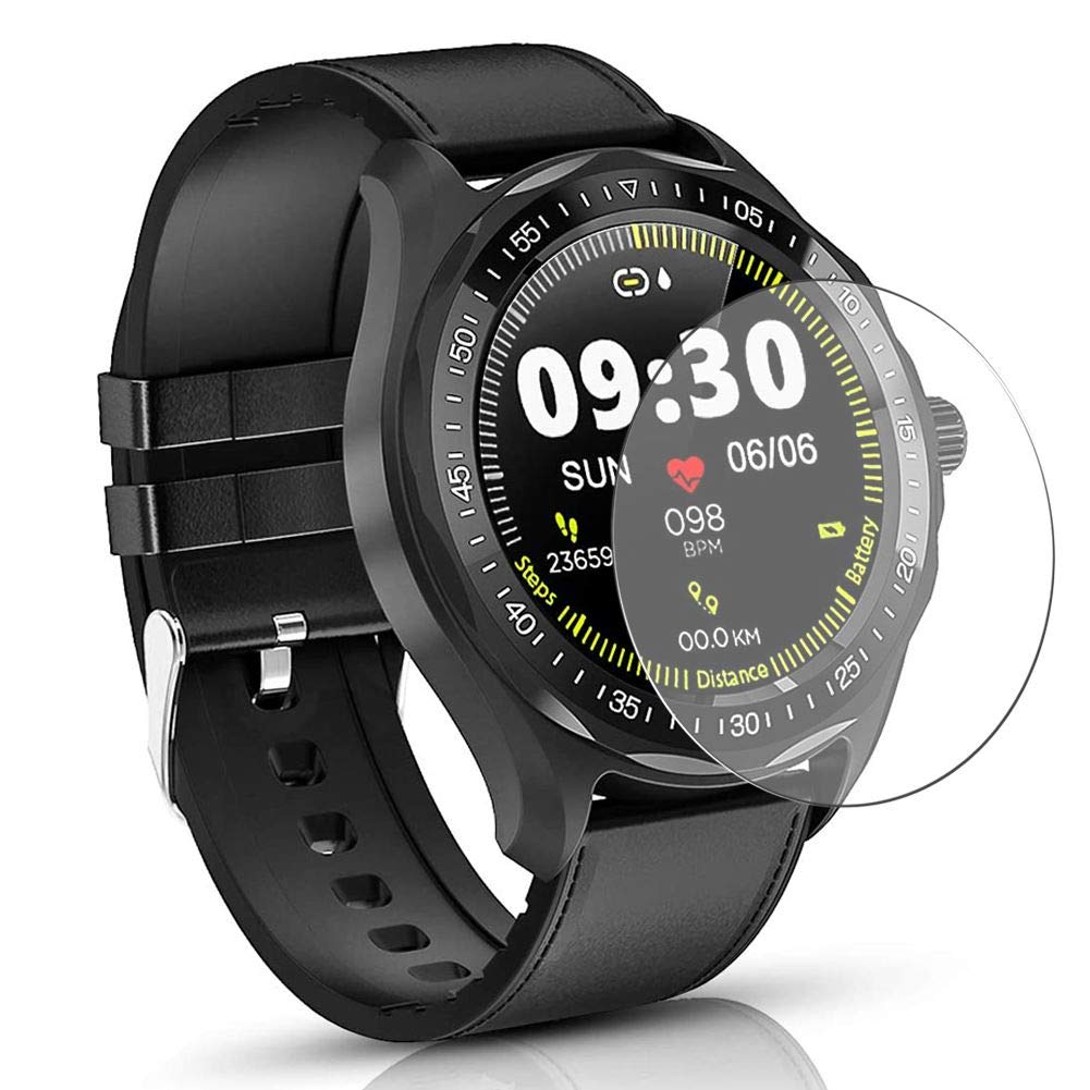 Vaxson3-Pack Screen Protector, compatible with BYTTRON 1.3" S09 Smart Watch, TPU Guard Film Protectors Sticker [NOT Tempered Glass ] New Version