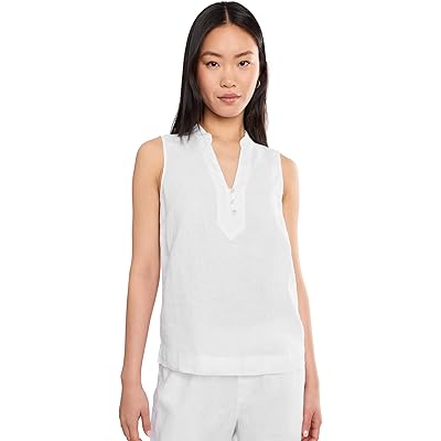 Tommy Bahama Coastalina Sleeveless Popover white