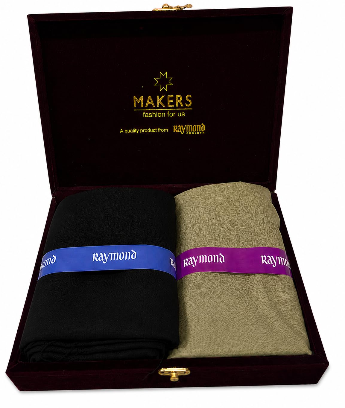 Raymond Finest Shirt & Trouser Fabric Combo for Men | Premium Plain Shirt Material & Solid Pant Fabric | Designer Box Packing | Formal Wear Set-image-46