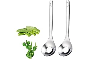 Stainless Steel Cactus Peeler Spoon for Effortless Nopales Stripping